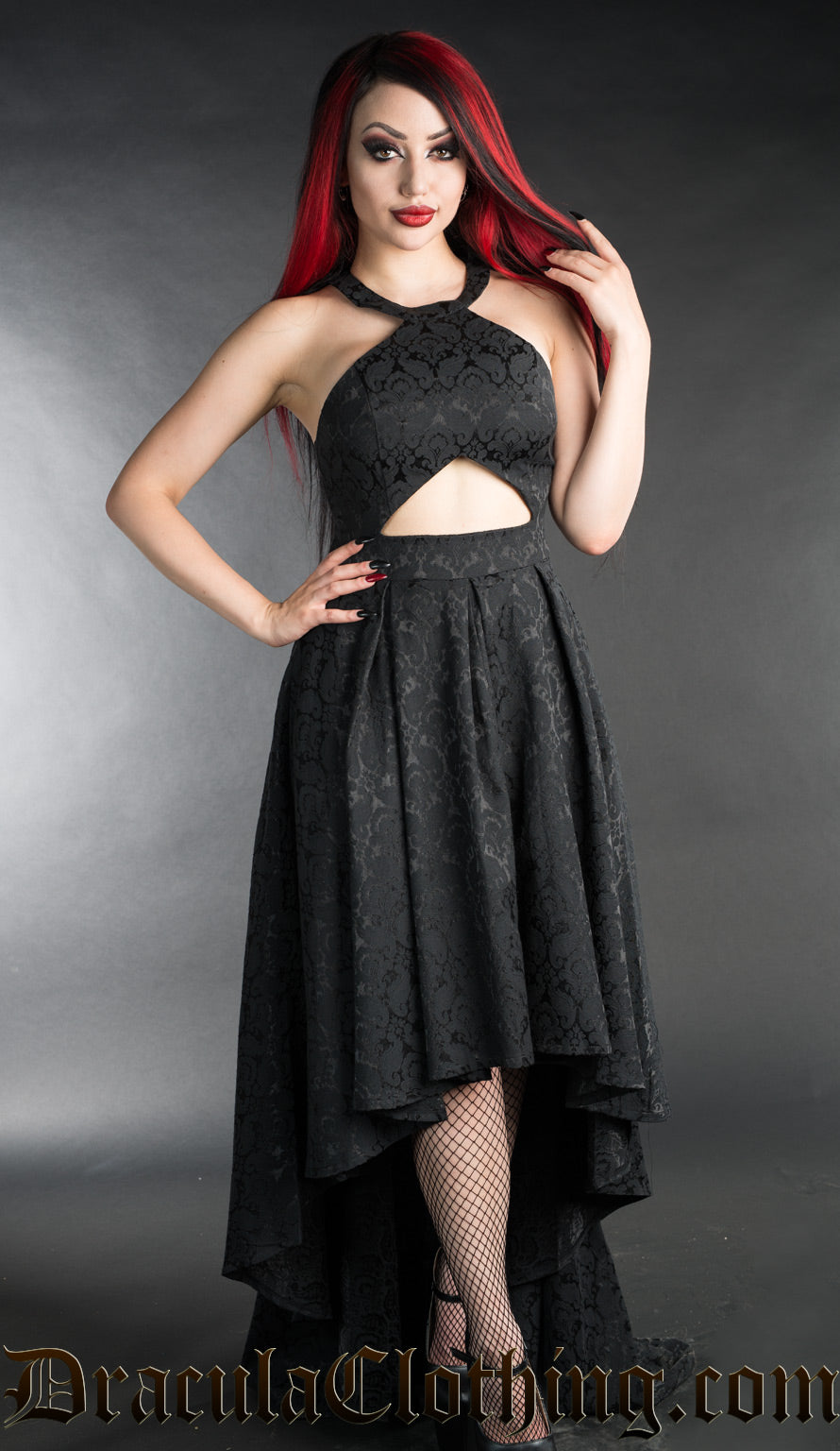 brocade evening dresses Brocade Evening Dress – DraculaClothing