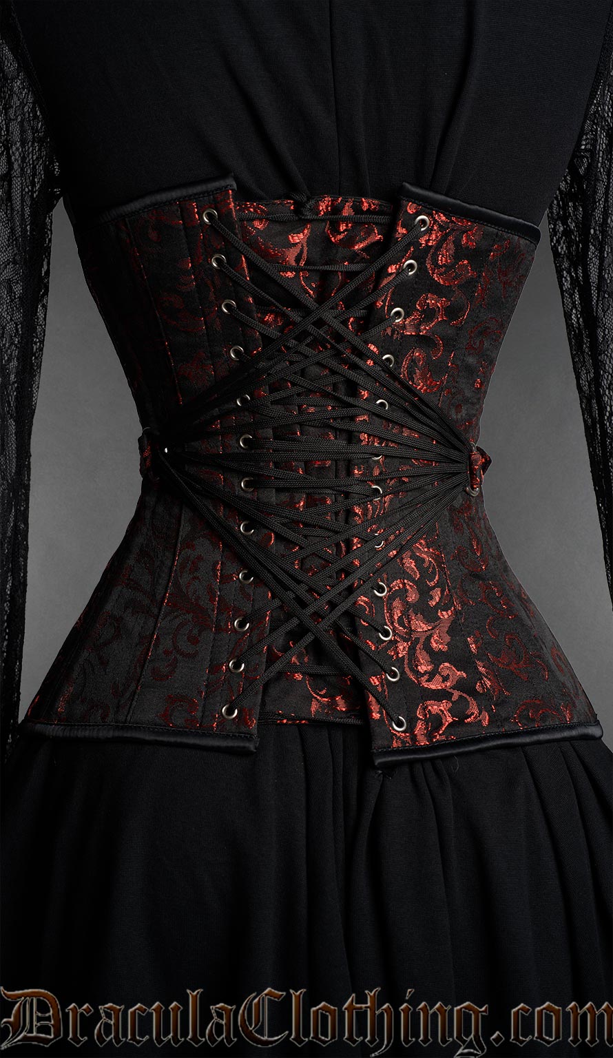 Fan Lacing Ruby Extreme Waist Corset