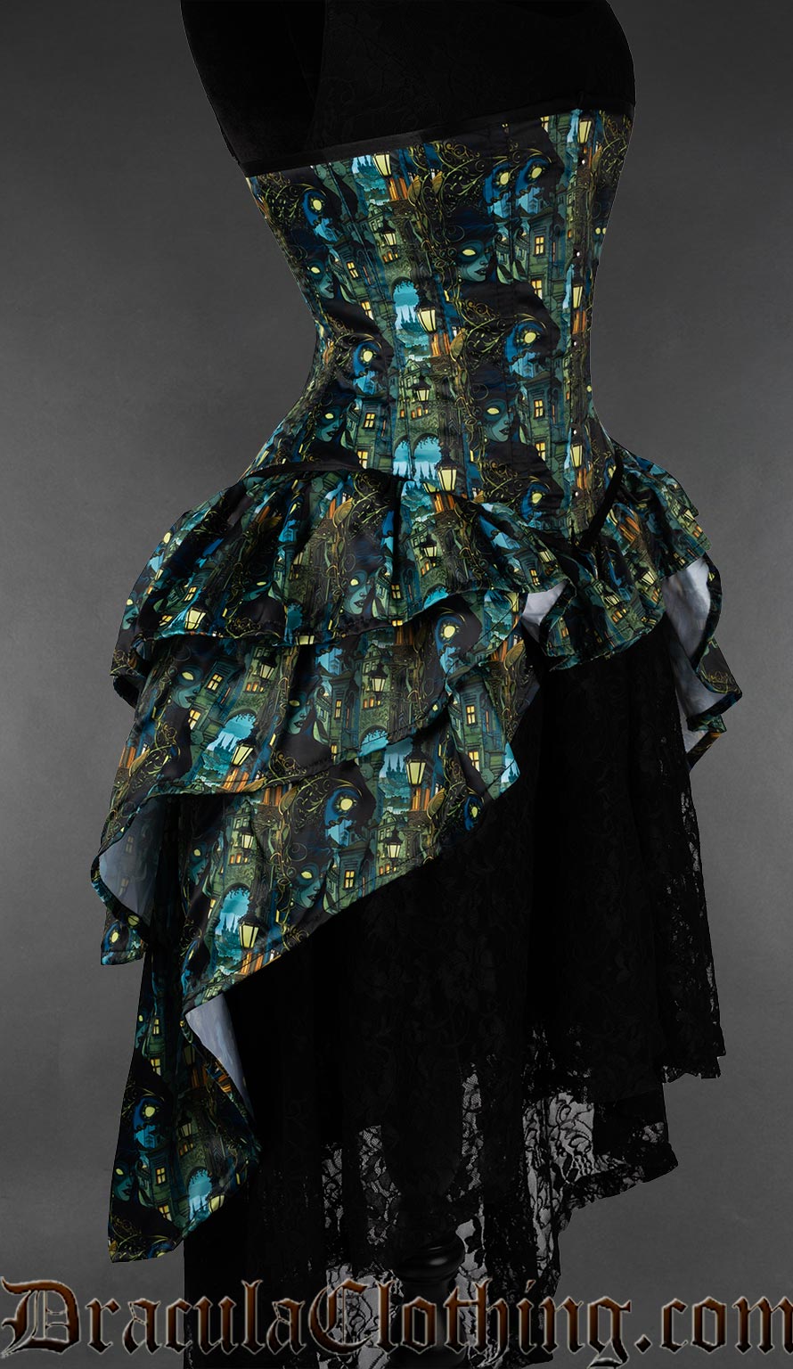 Masquerade Bustle Corset DraculaClothing Masquerade Bustle Corset DraculaClothing