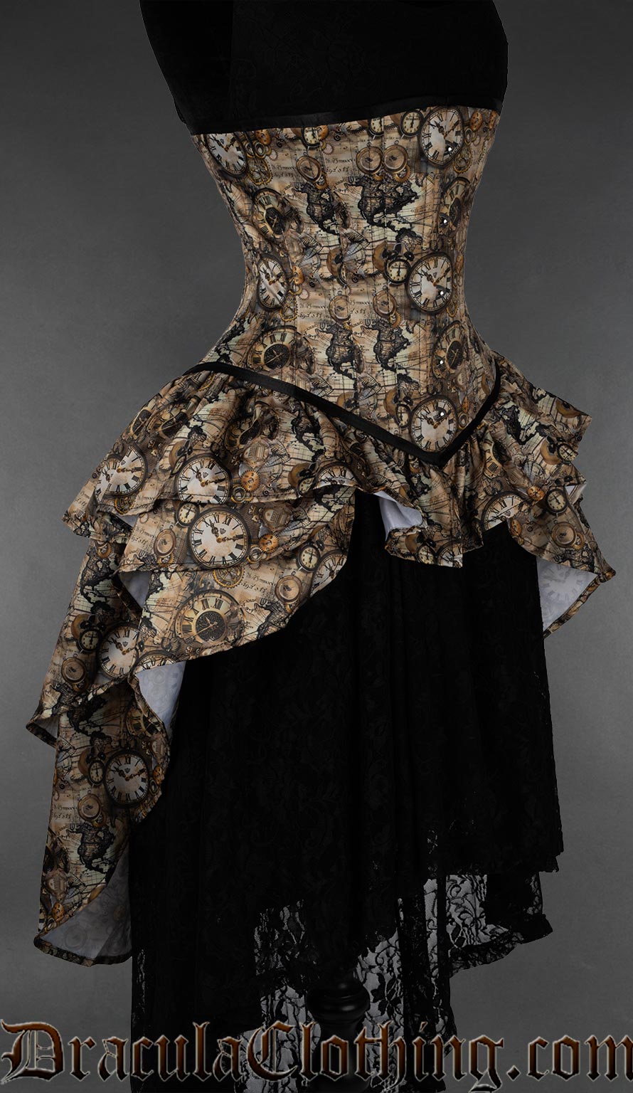 Steampunk Bustle Corset DraculaClothing Steampunk Bustle Corset DraculaClothing