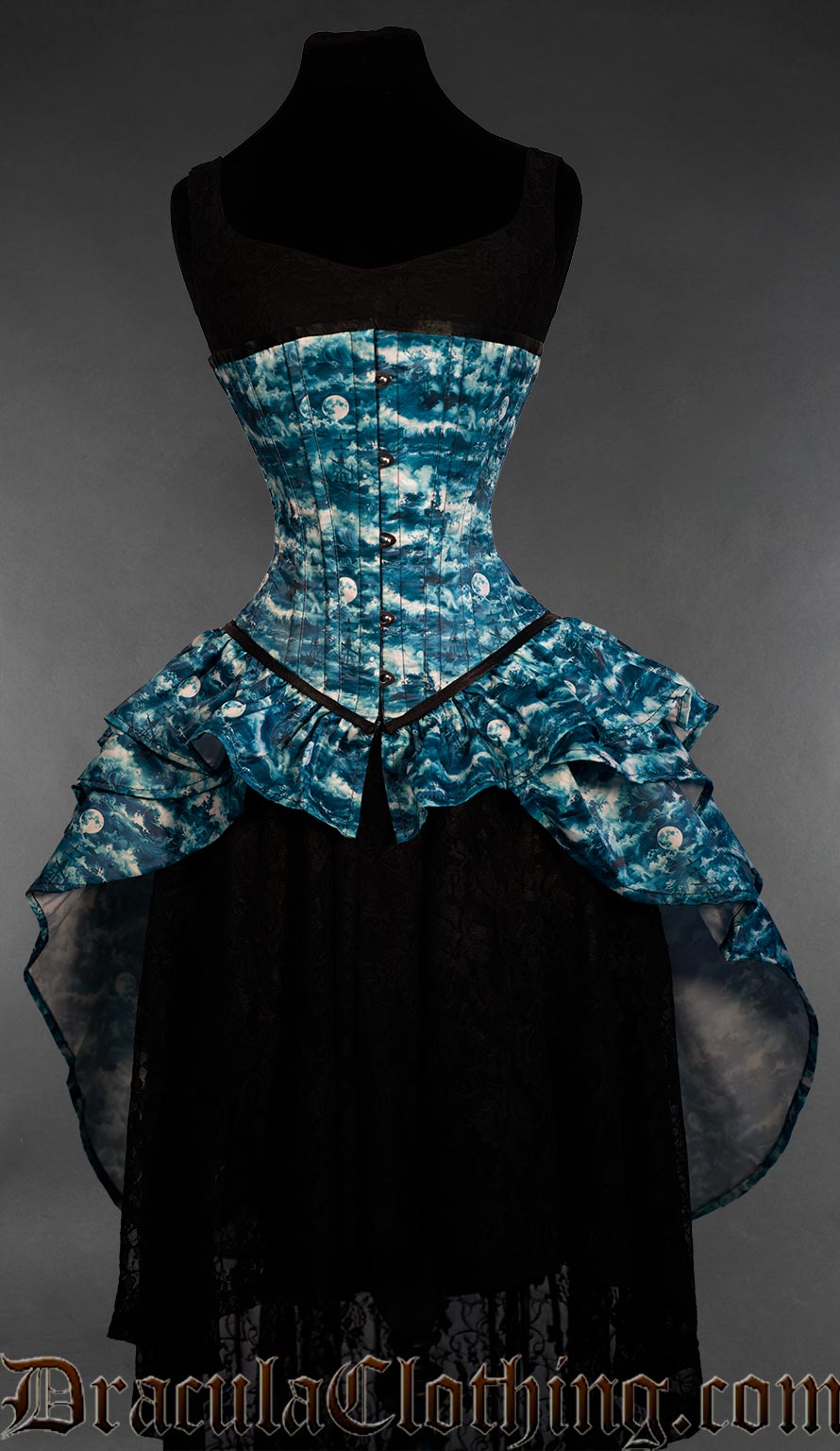 Storm Bustle Corset DraculaClothing Storm Bustle Corset DraculaClothing