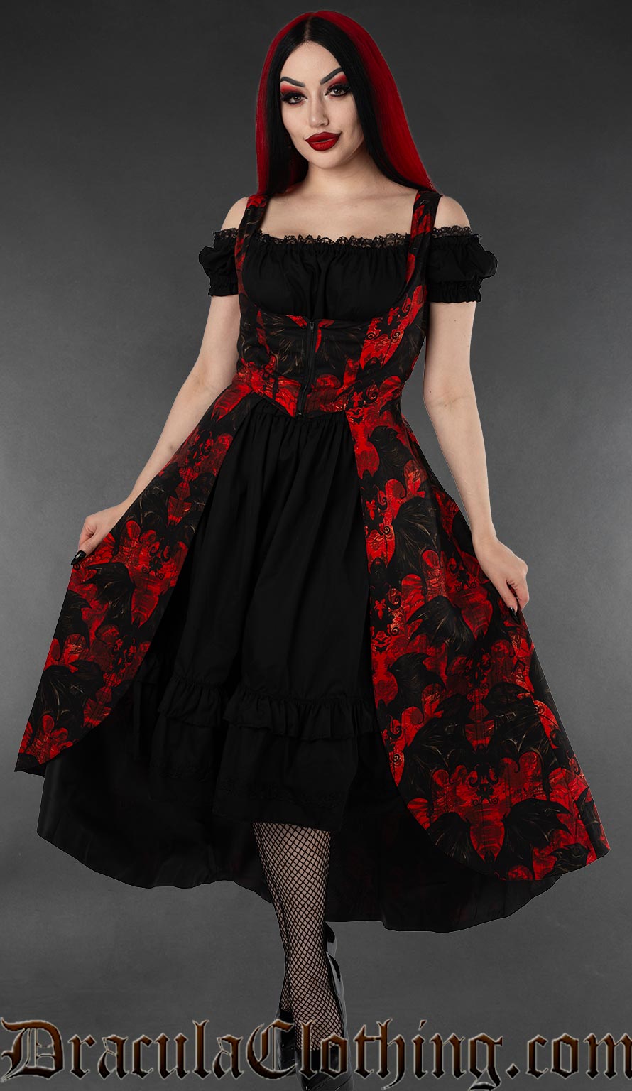 Vampire Bats Jinx Dress DraculaClothing Vampire Bats Jinx Dress DraculaClothing