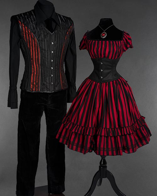 Red and black stripes