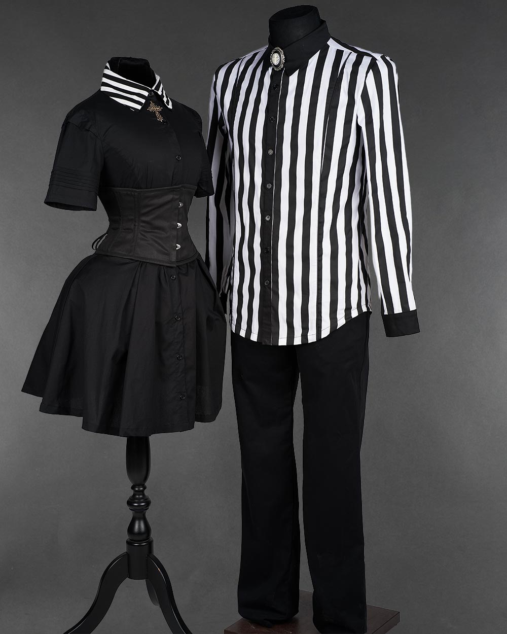 Wednesday & Pugsley, Gothic Sibling Style