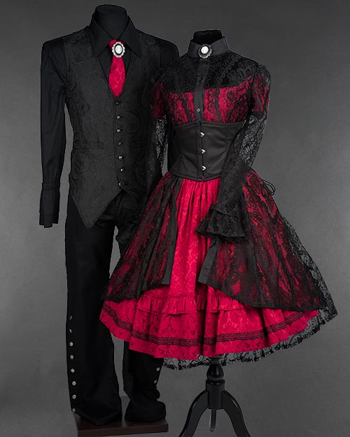 Romantic Gothic Couple Outfit