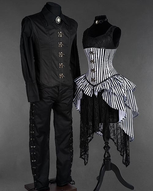 Gothic cabaret outfit