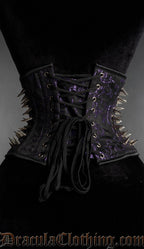 Amethyst Spiked Waist Cincher