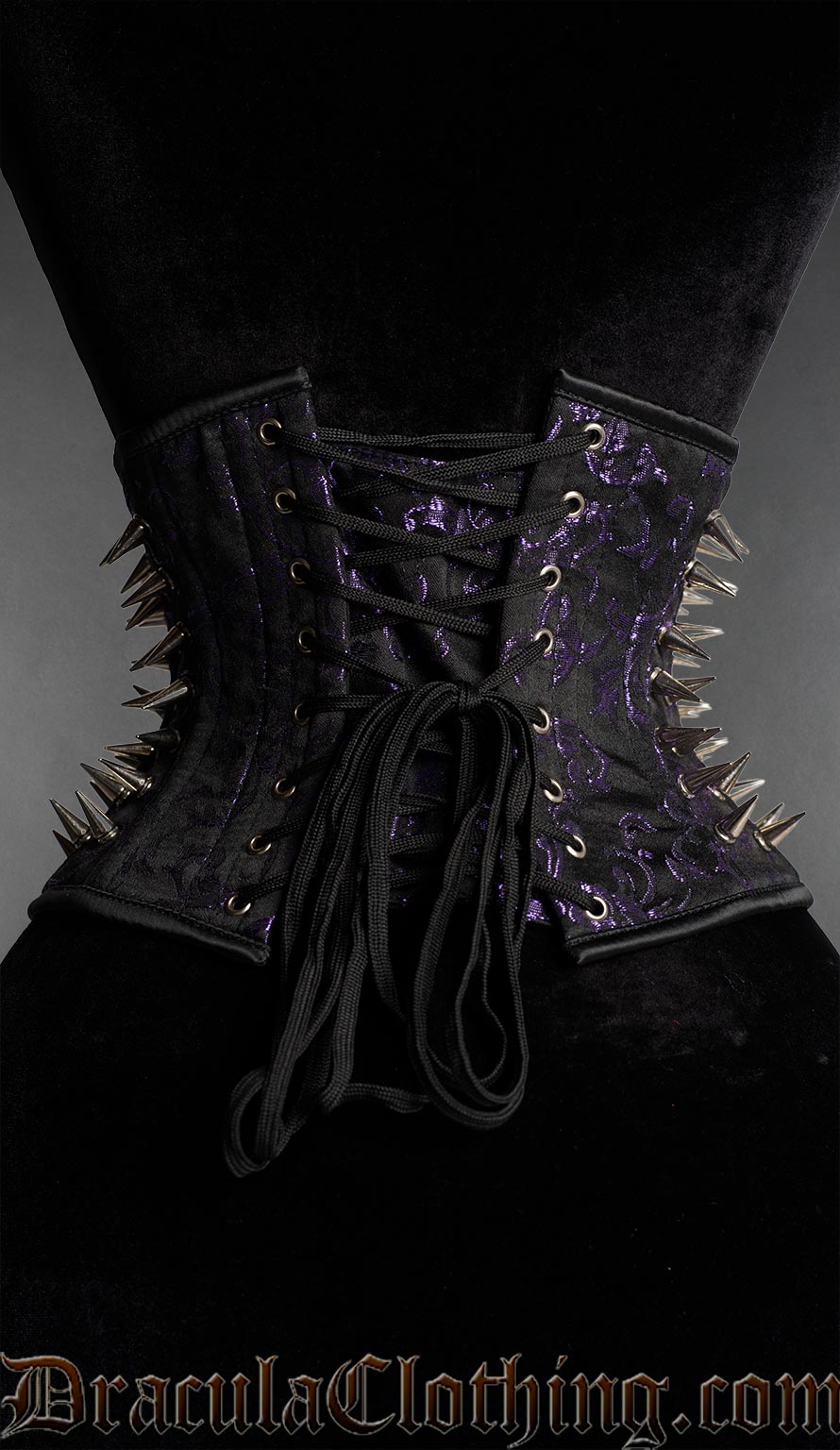 Amethyst Spiked Waist Cincher
