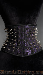 Amethyst Spiked Waist Cincher