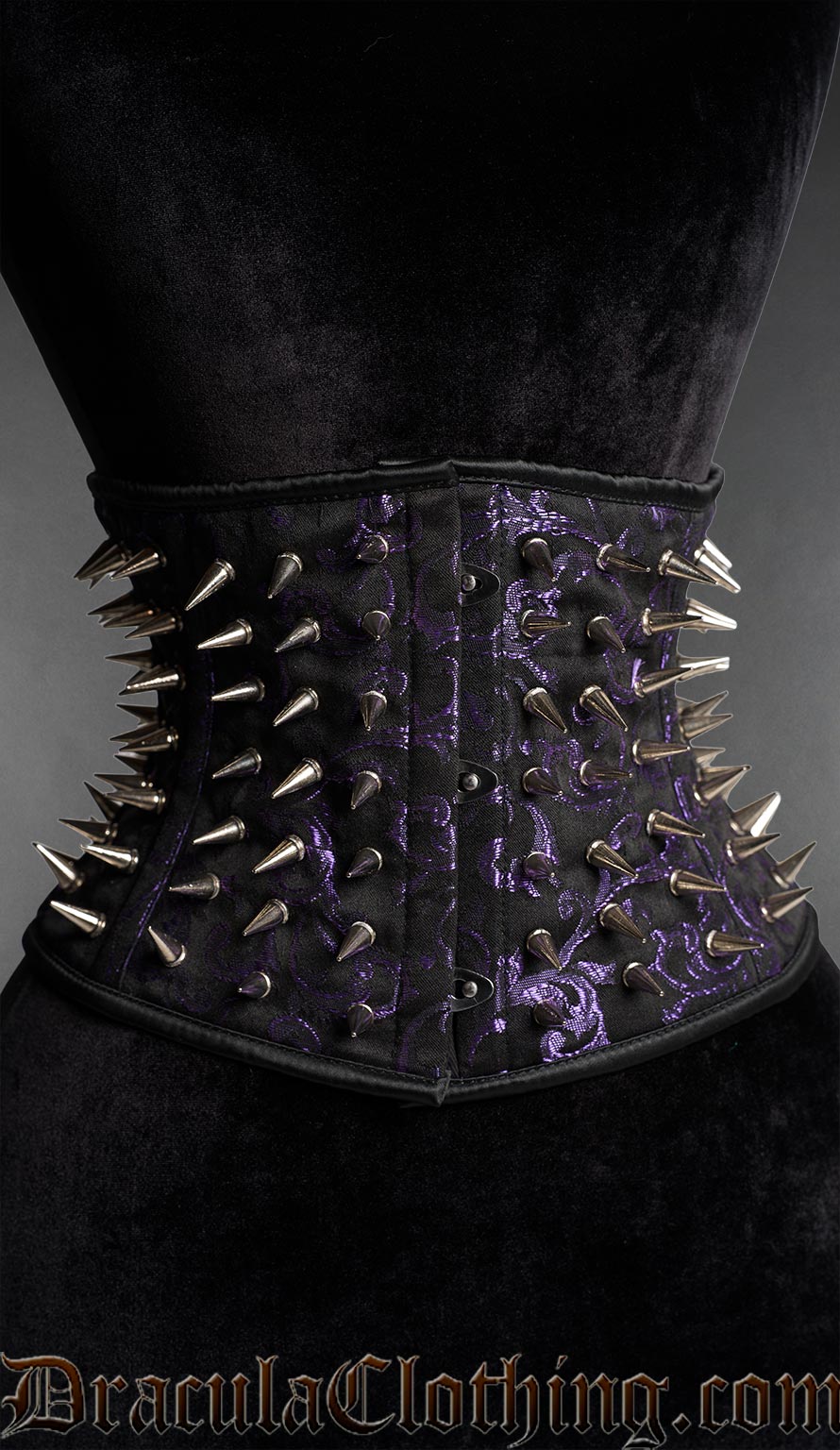 Amethyst Spiked Waist Cincher