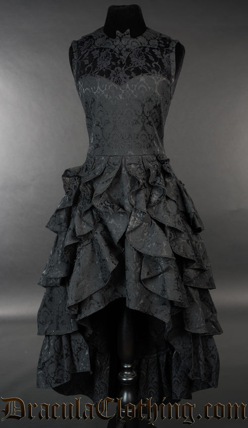 Bat Ruffle Dress  DraculaClothing