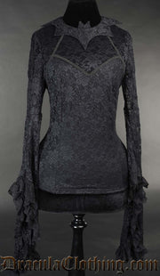 Bat Trumpet Sleeved Top