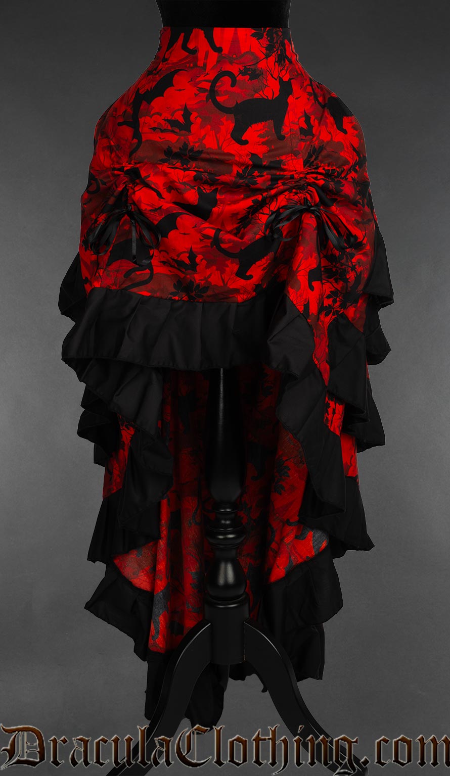 Bats And Cats Layer Bustle Skirt