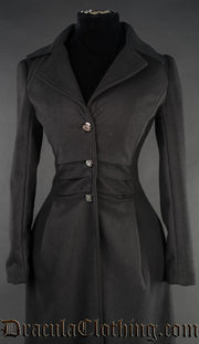 Black Baronetess Coat 