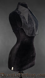 Black Bat Lapel Collar