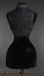 Black Bat Lapel Collar