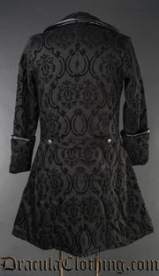 Black Brocade Captain Coat