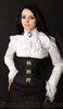 Black Brocade Clasp Corset