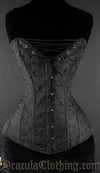 Black Brocade Cleavage Corset