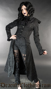 Black Brocade EGA Coat