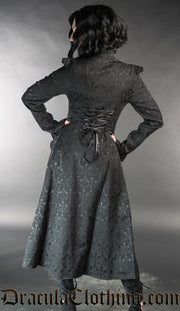 Black Brocade EGA Coat