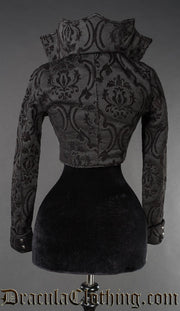 Black Brocade Evil Queen Jacket