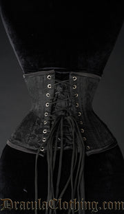 Black Brocade Extreme Waist Clasp Cincher