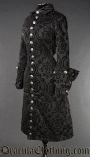 Black Brocade Female Admiral Coat