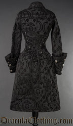Black Brocade Female Admiral Coat