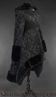 Black Brocade Frock Coat