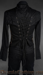 Gold Brocade Long Vest