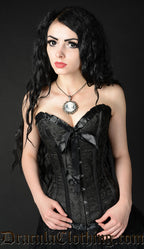 Black Brocade Romantic Corset