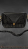 Black Brocade Shoulder Bag