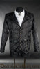 Black Brocade Tesla Jacket