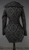 BLACK BROCADE TITANIA JACKET