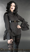 Black Buckle Blouse