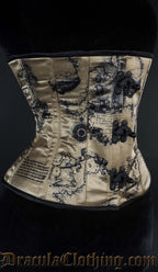 Black Clasp Map Corset