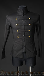 Black Cotton Naval Shirt