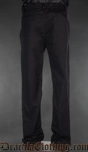 Black Cotton Pants