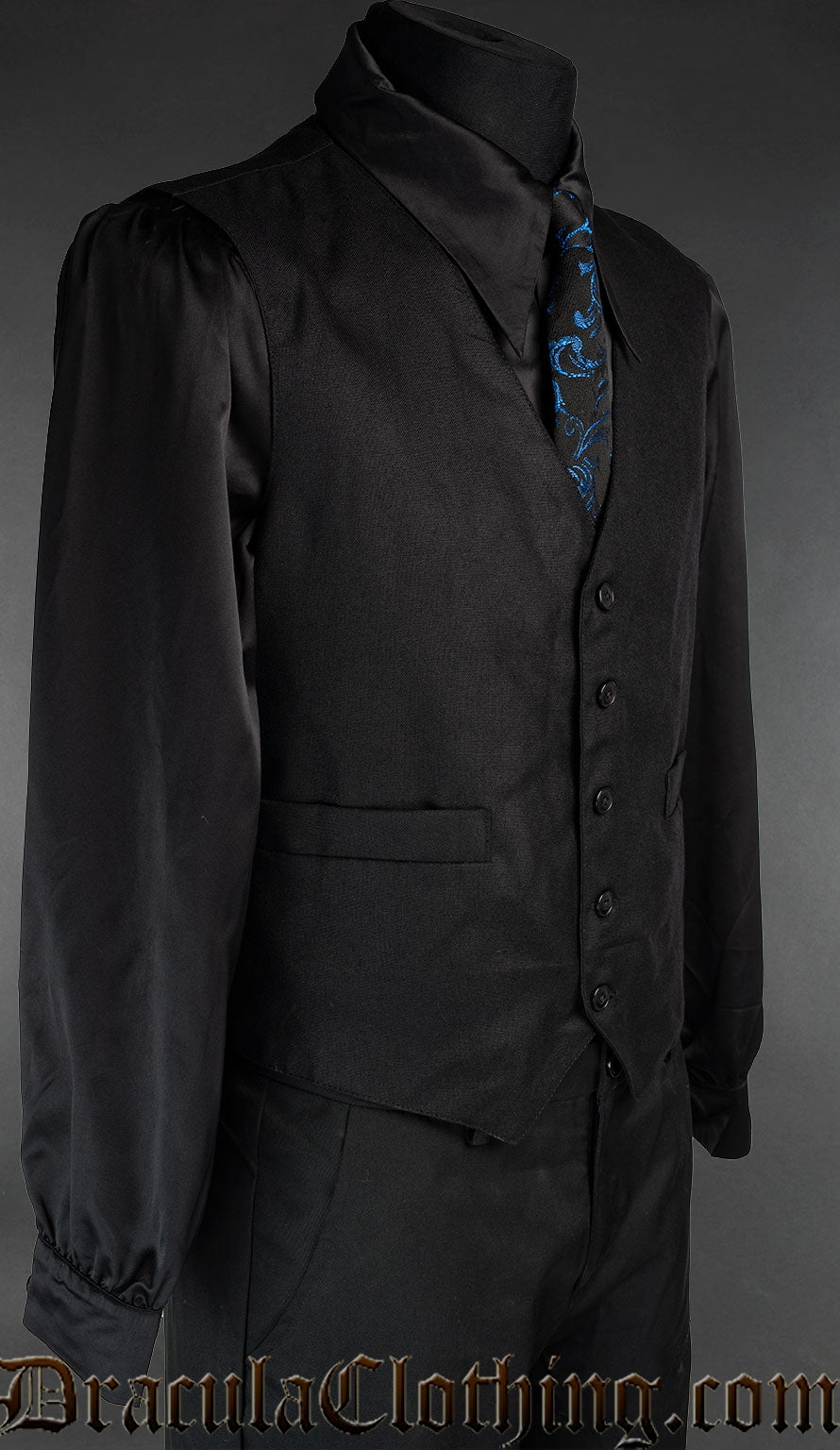 Black Cotton Vest