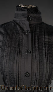 Black Edwardian Blouse