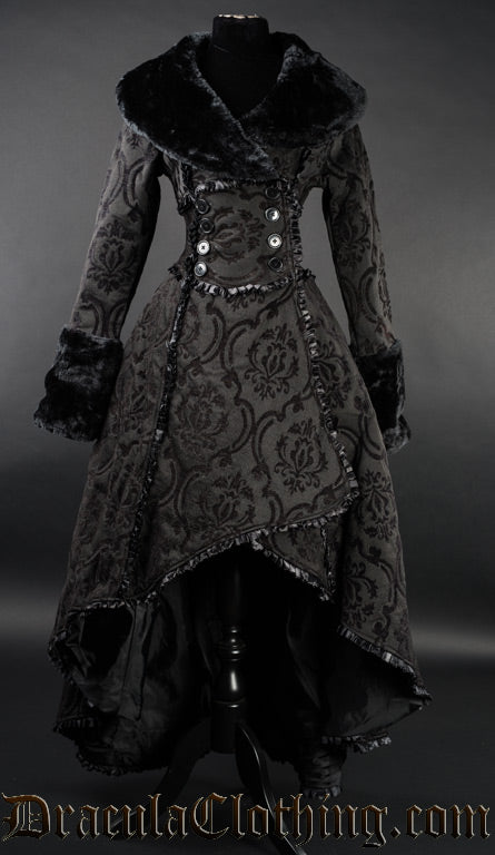 Black Evil Queen Coat DraculaClothing Black Evil Queen Coat DraculaClothing