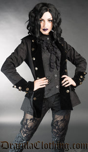 Black Female Pirate Jacket