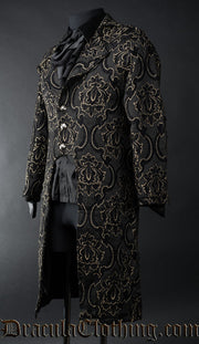 Black Jacquard Tailcoat