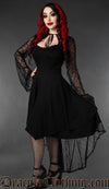 Black Lace Asymmetrical Dress