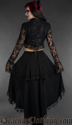 Black Lace Crop Top