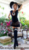 Black Layered Mini Skirt