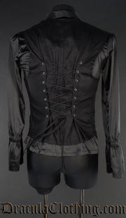 Black Marquis Long Vest