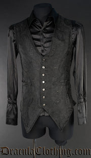 Black Marquis Long Vest