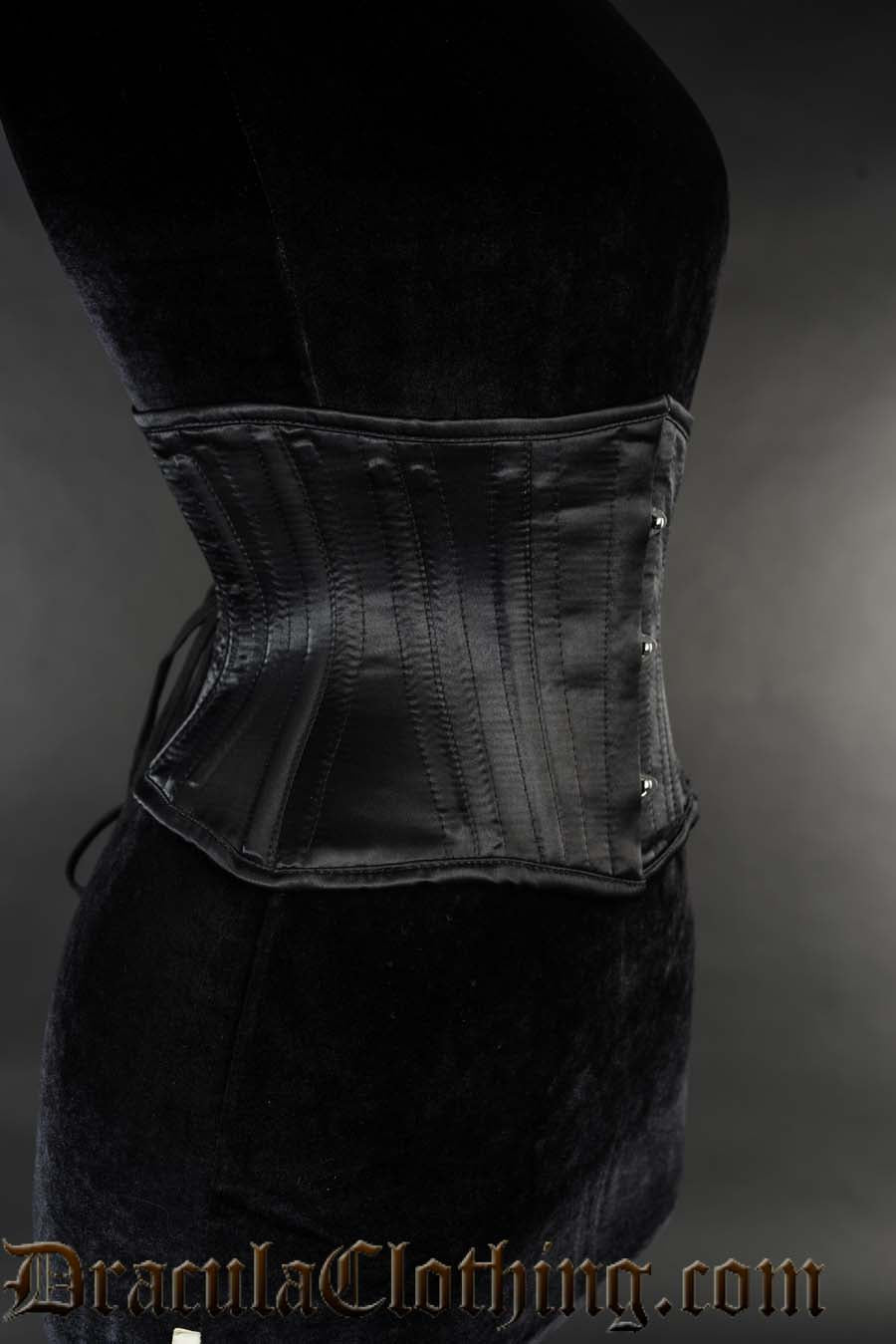 Black Satin Extreme Waist Cincher